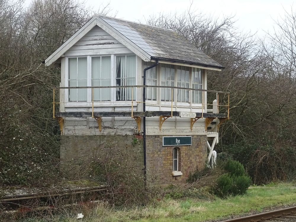 RYE STATION SIGNAL BOX. Original public domain image from Flickr