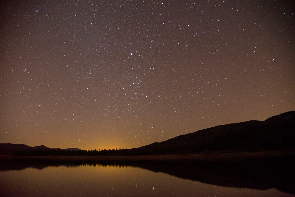 Aesthetic starry sky background. Original public domain image from Flickr