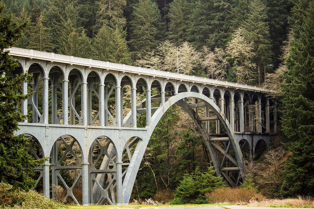 Cape Creek Bridge, Oregon.