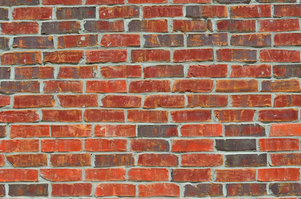 Brick wall texture. Free public domain CC0 photo.