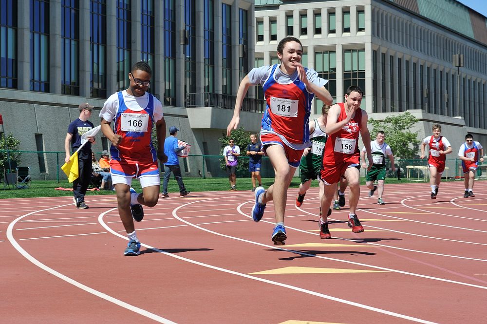 2016 Special Olympics at the US Naval Academy. Original public domain image from Flickr