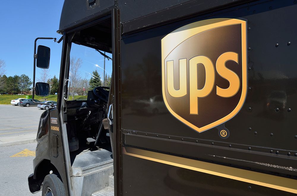 UPS van, Location unknown, May 9, 2016.