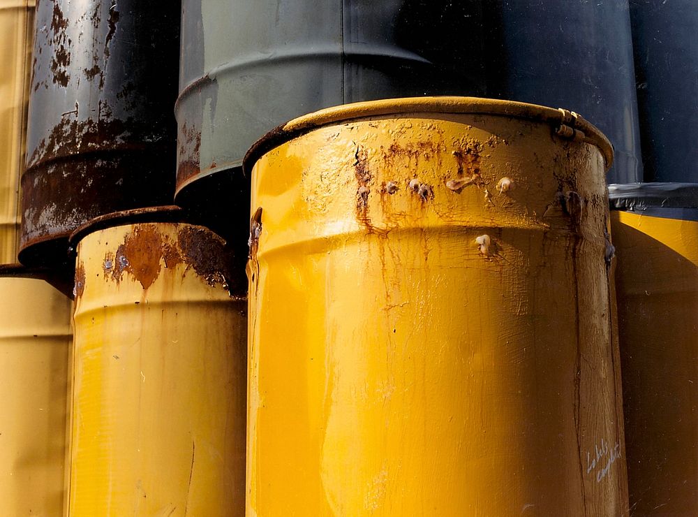 Corrosion of Sludge Drums at K-25. Original public domain image from Flickr