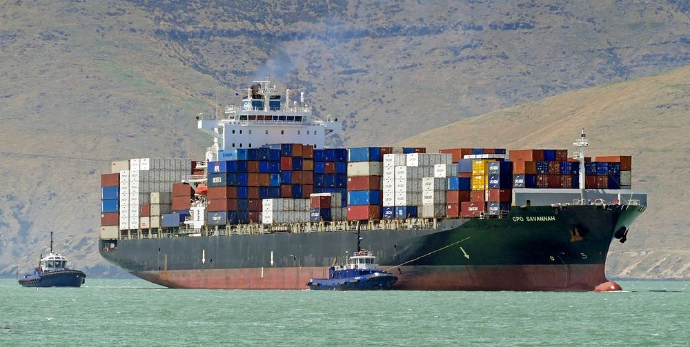 CPO SAVANNAH Container Ship. Original public domain image from Flickr