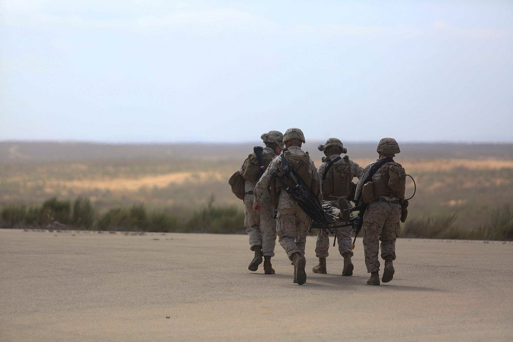 ZEELIM TRAINING FACILITY, Israel (July 19, 2016) Marines and Sailors from Combat Logistics Battalion 22, 22nd Marine…