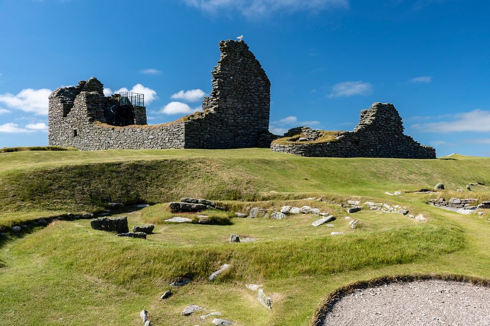 Jarlshof Prehistoric & Norse Settlement, Sumburgh, Shetland Islands.