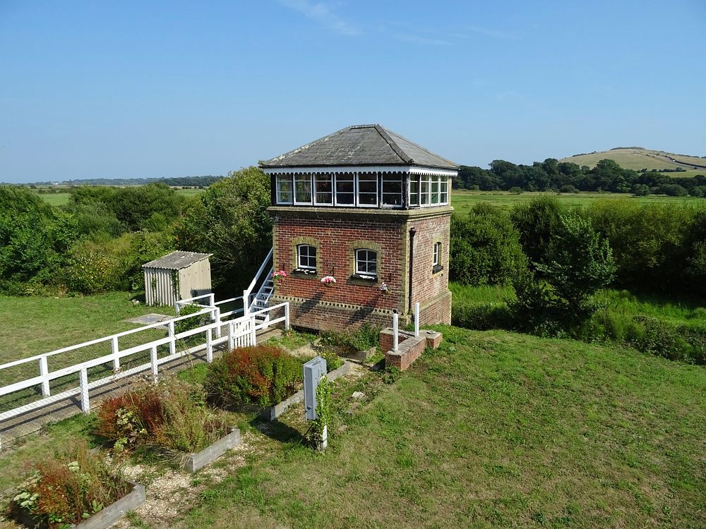 BRADING STATION AND OLD SIGNAL BOX ISLE OF WIGHT.