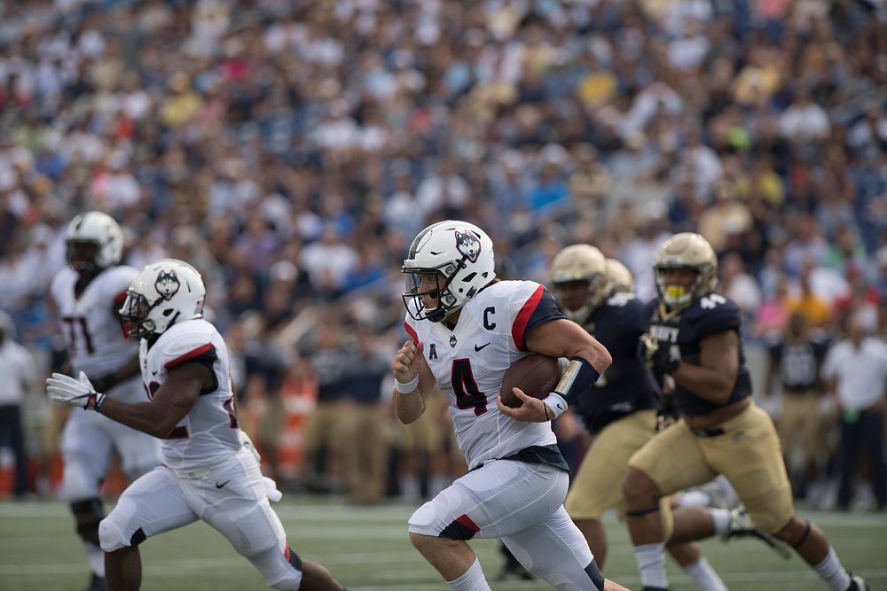 Navy vs UCONN football game 2016. Original public domain image from Flickr