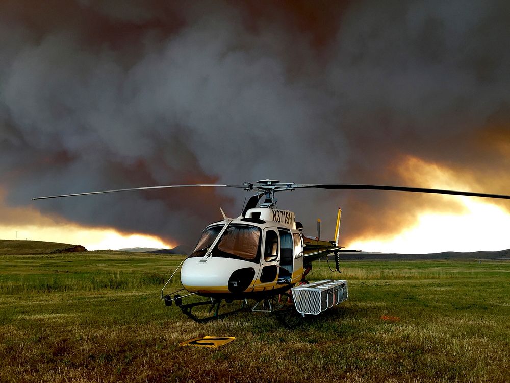 Type 3 Helicopter, 2016 Rail Fire, Malheur & Wallowa Whitman National ForestForest Service Photo by Alan Dyck. Original…