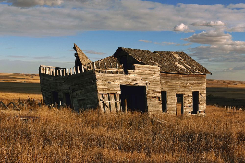Old and forgotten in Alberta. Original public domain image from Flickr