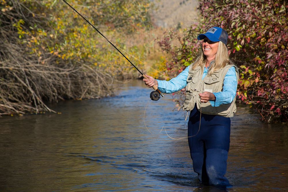 Fly Fishing. Original public domain image from Flickr