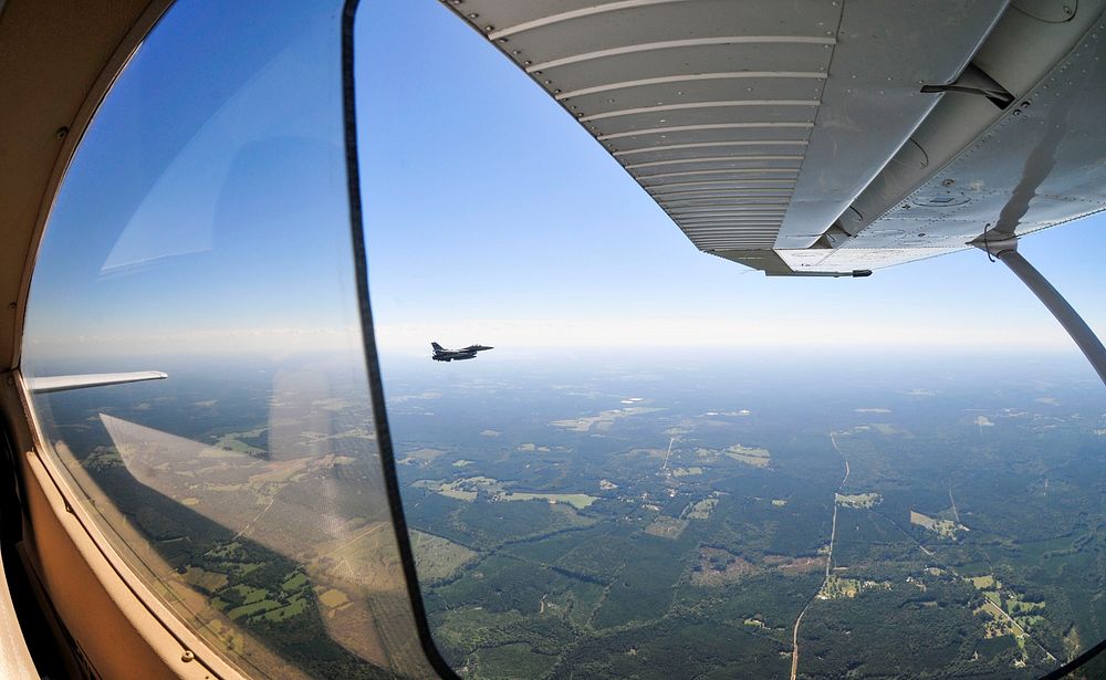 Personnel assigned to the Civil Air Patrol's South Carolina Wing participate in a homeland defense training exercise with…