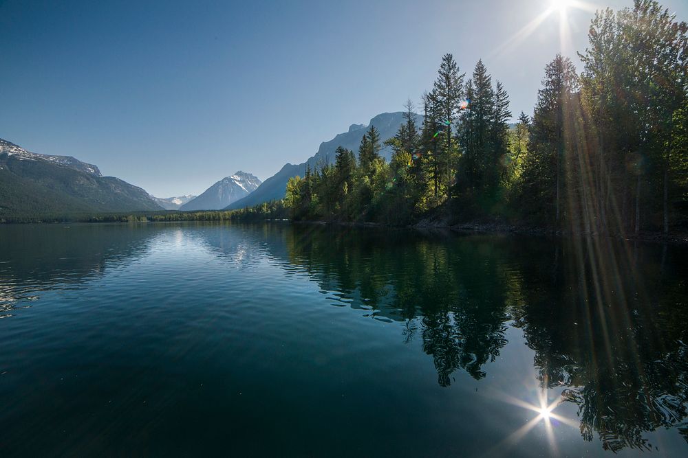 Lake McDonald- Season 3. Original public domain image from Flickr