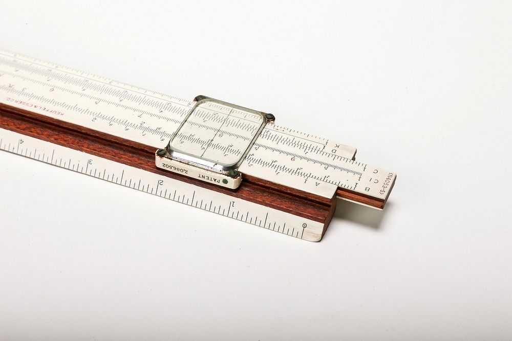 Keuffel & Esser 20.5-inch Slide RuleLong before electronic computers existed, cartographers used mechanical slide rules such…