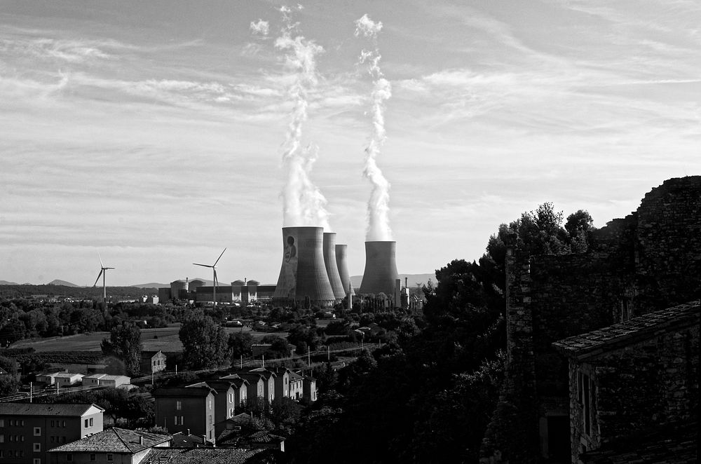 Smoke from power plant. Free public domain CC0 photo.