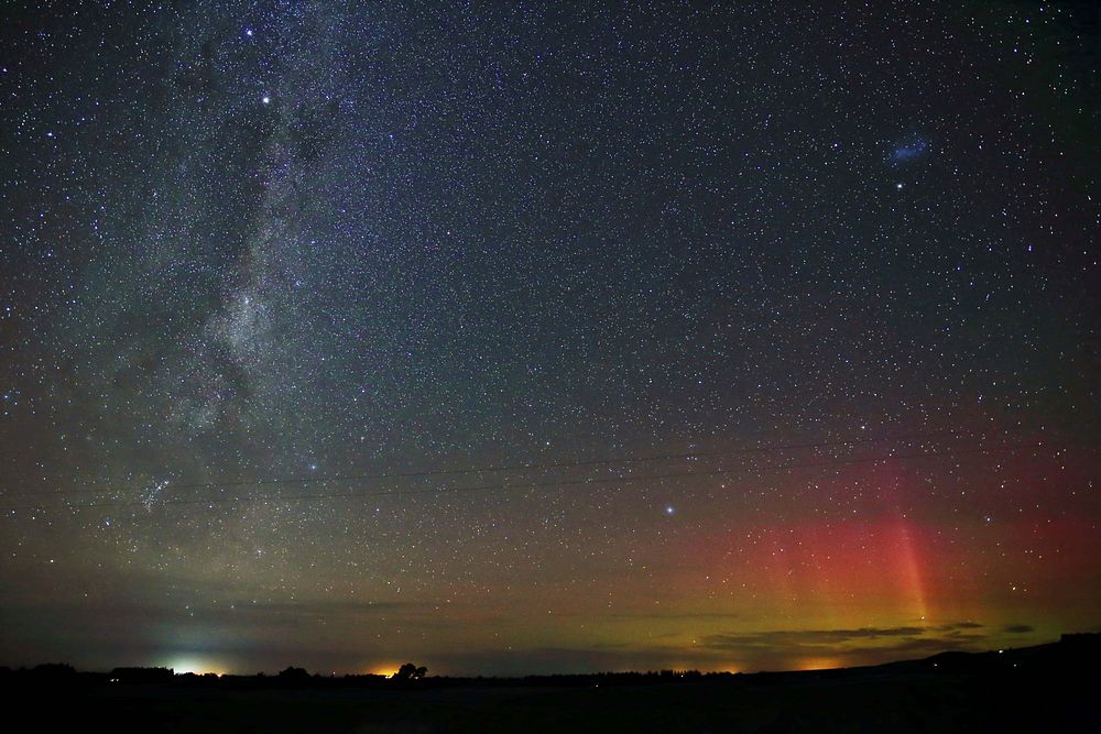 Aurora from the South Island of New Zealand