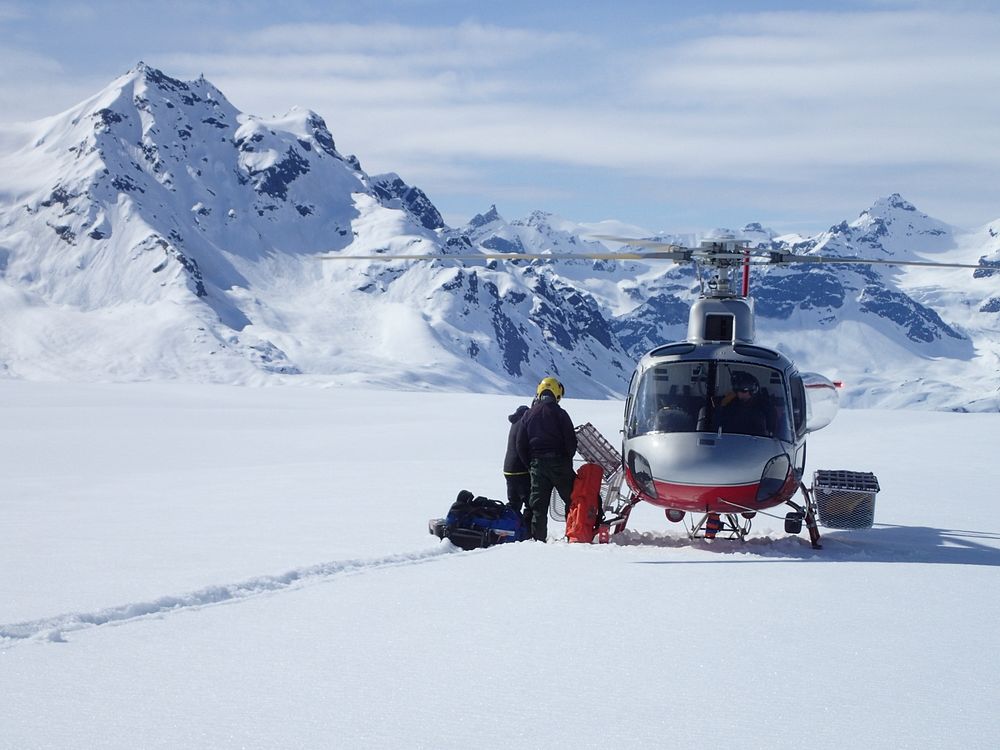 The original plan was to helicopter in and the ski/camp for a few nights while working along the way.