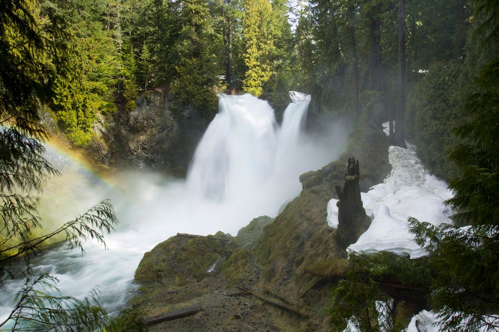 Sahalie Waterfall, Oregon.