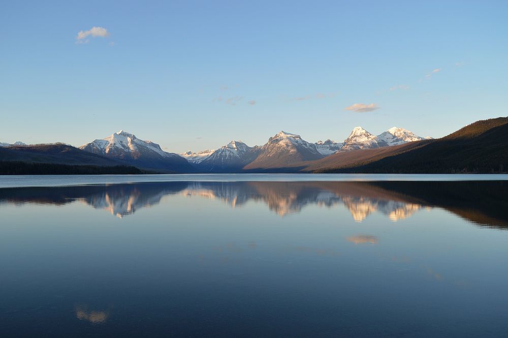 Lake McDonald. Original public domain image from Flickr