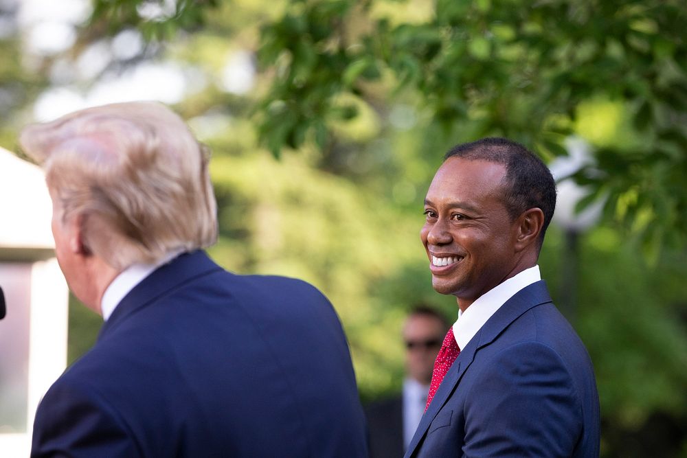 President Trump Presents the Medal of Freedom to Tiger Woods