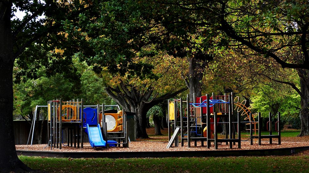 The empty playground.