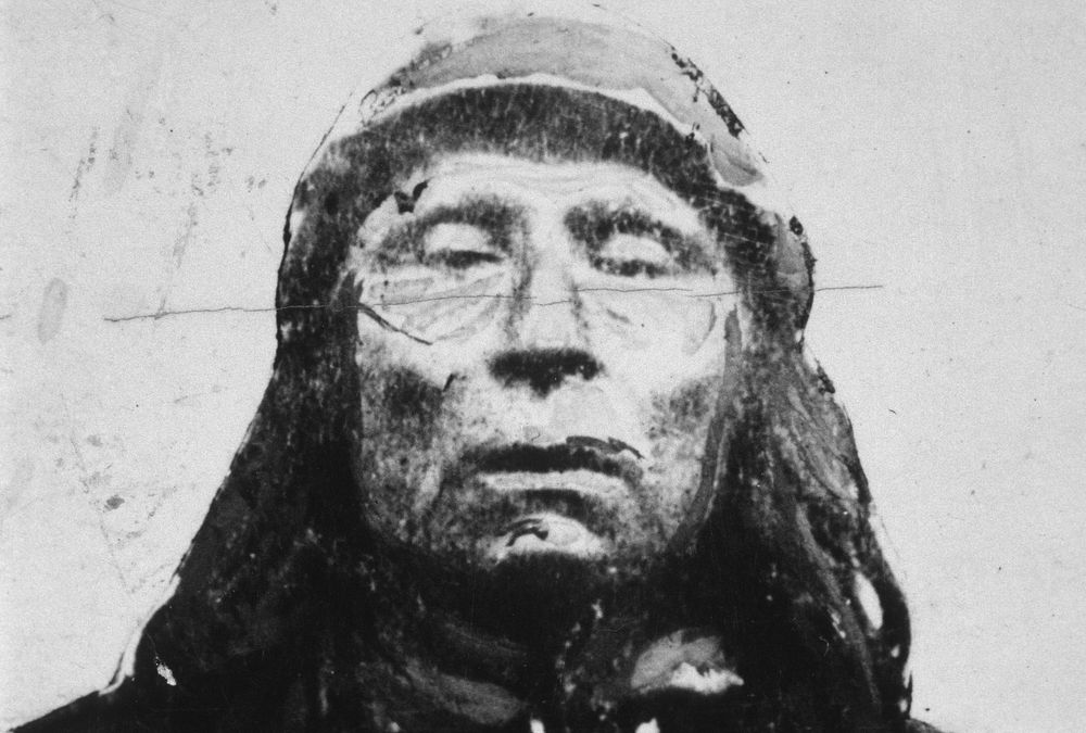Old photo of Chief Paulina. Original public domain image from Flickr