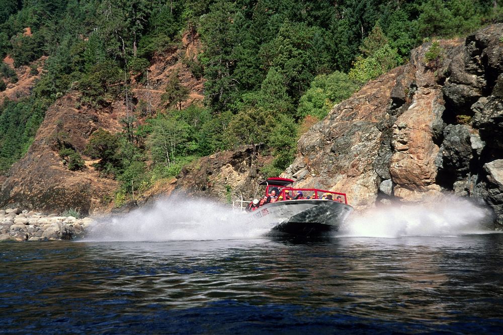 Jet boat excursion, Rogue River Wild & Scenic River, Rogue River-Siskiyou National ForestRecreation, jet boat excursion…