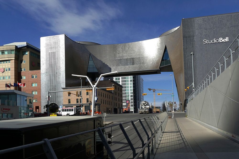 Studio Bell. Calgary.Rising in a neighbourhood called the East Village, the National Music Centre&rsquo;s Studio Bell is a…