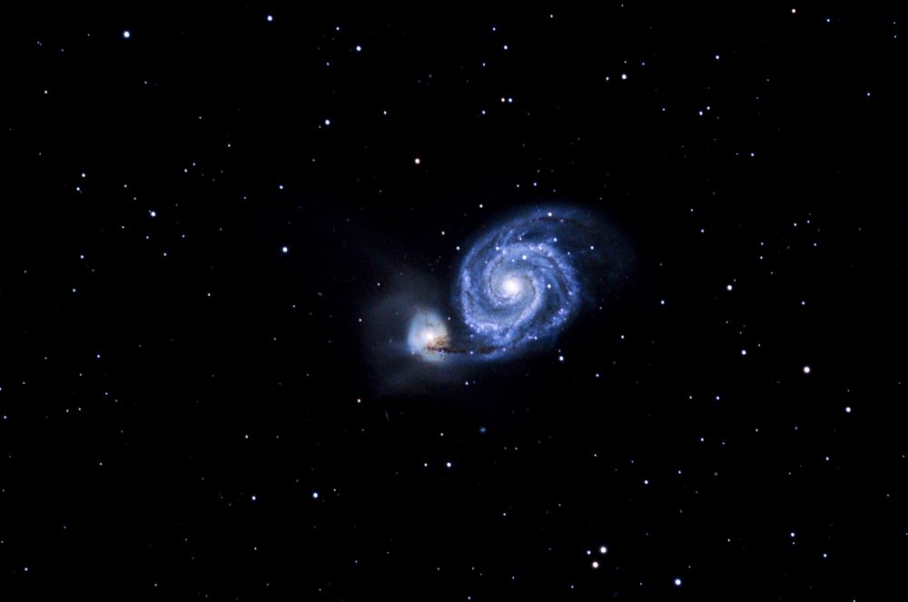 Spiral galaxy. Original public domain image from Flickr