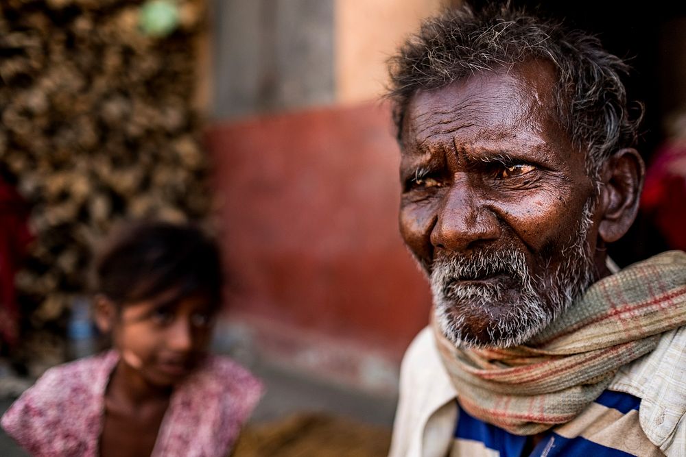 Musahar old man, Sauraha, Chitwan District, Nepal, November 2017.