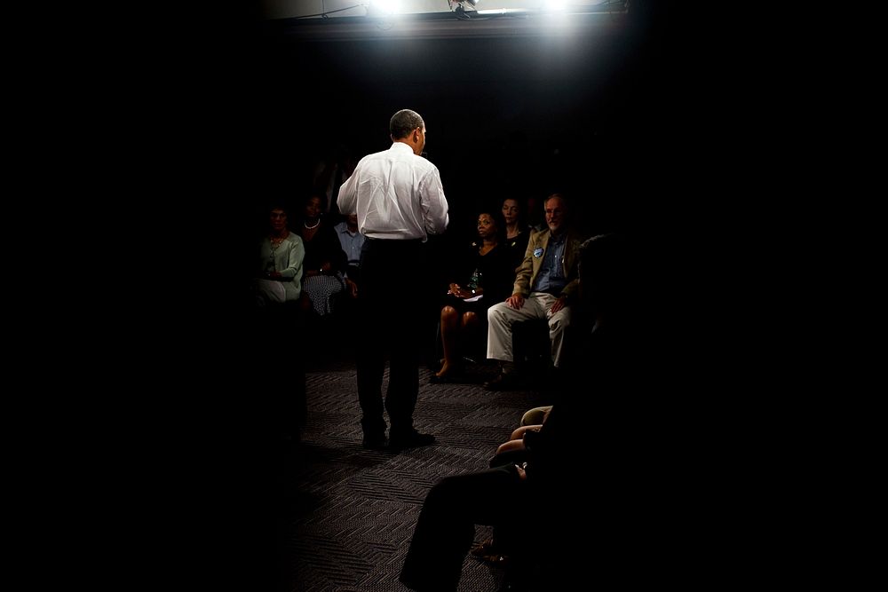 President Barack Obama participates in the Organizing for America National Health Care Forum at the Democratic National…