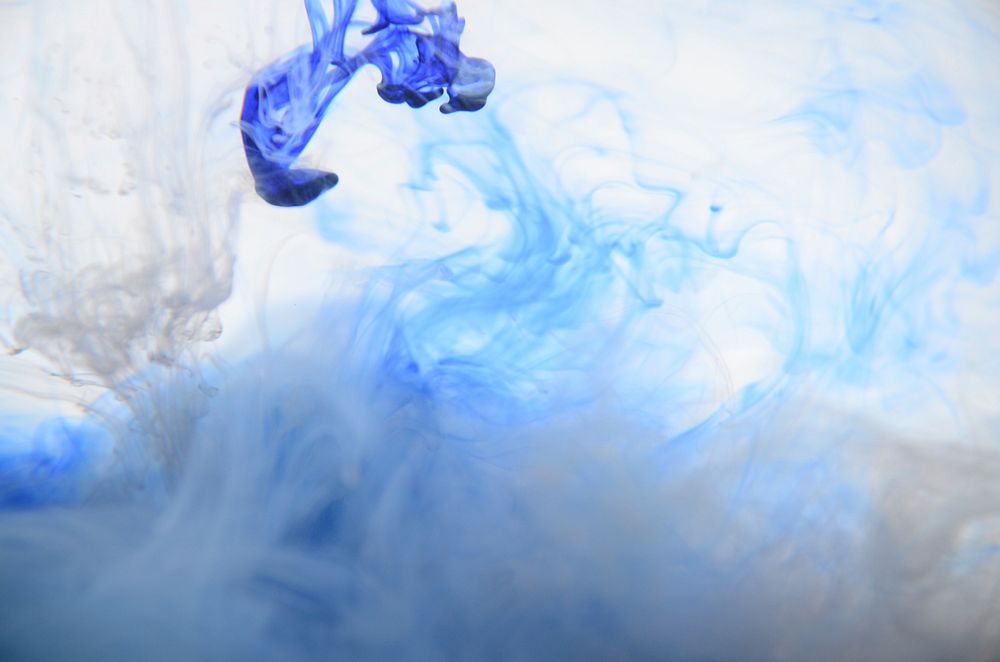 Blue smoke. Free public domain CC0 photo.