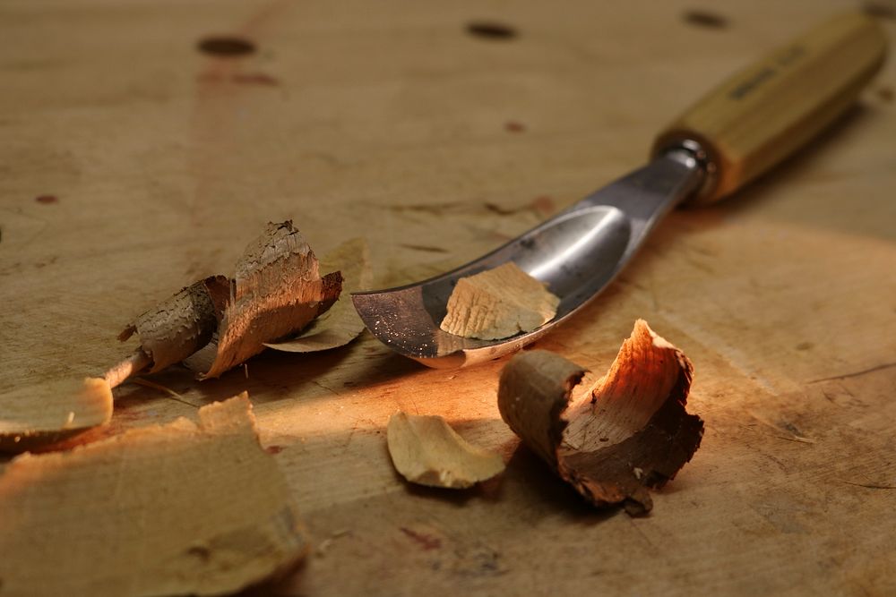 Wood carve tool. Free public domain CC0 photo.