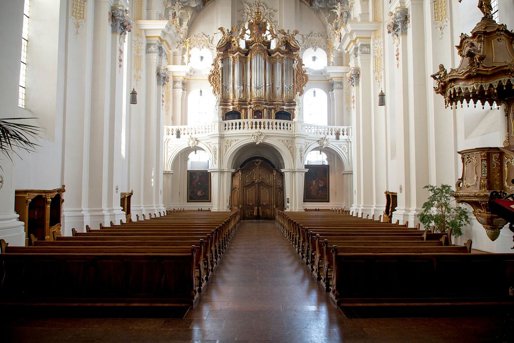 Church interior architecture. Free public domain CC0 images.