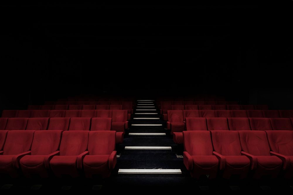 Free theater seat image, public domain design CC0 photo.
