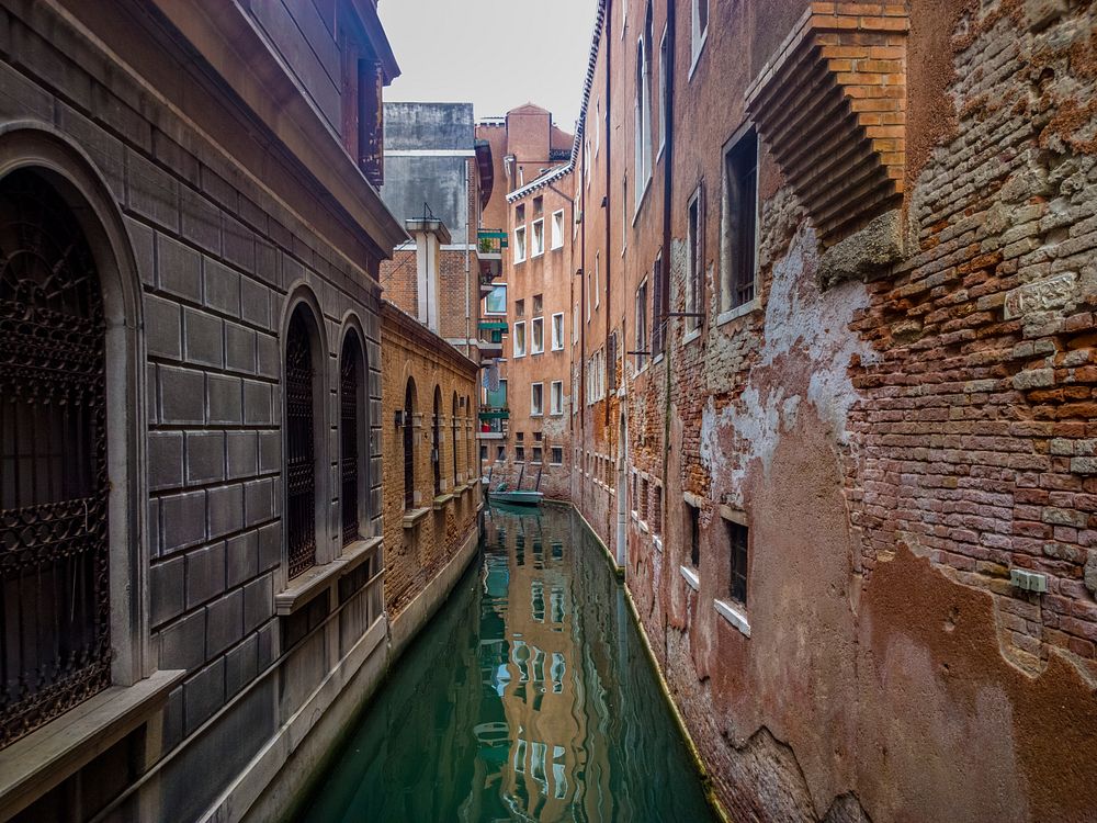 Canal in Venice, Italy. Free public domain CC0 image.