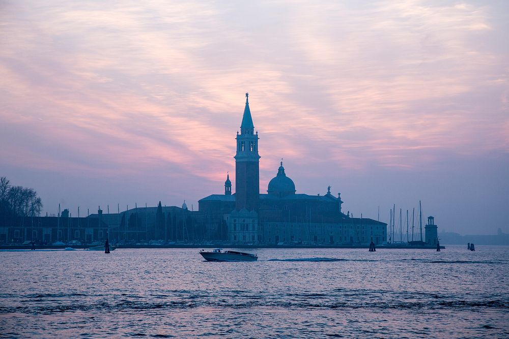 City view from the waterway, Venice. Free public domain CC0 image.