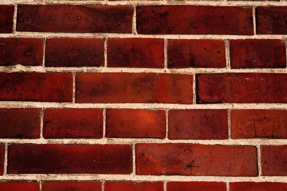 Brick wall texture. Free public domain CC0 photo.