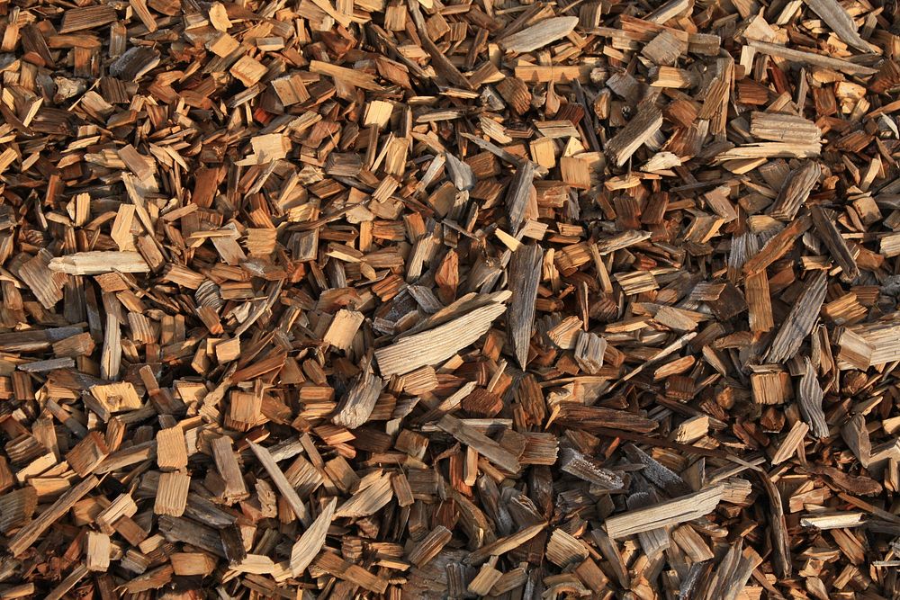 Wood chips background. Free public domain CC0 photo.