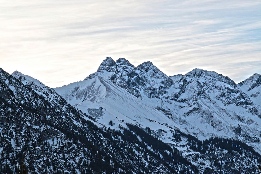 Snow-capped mountain. Free public domain CC0 photo. 