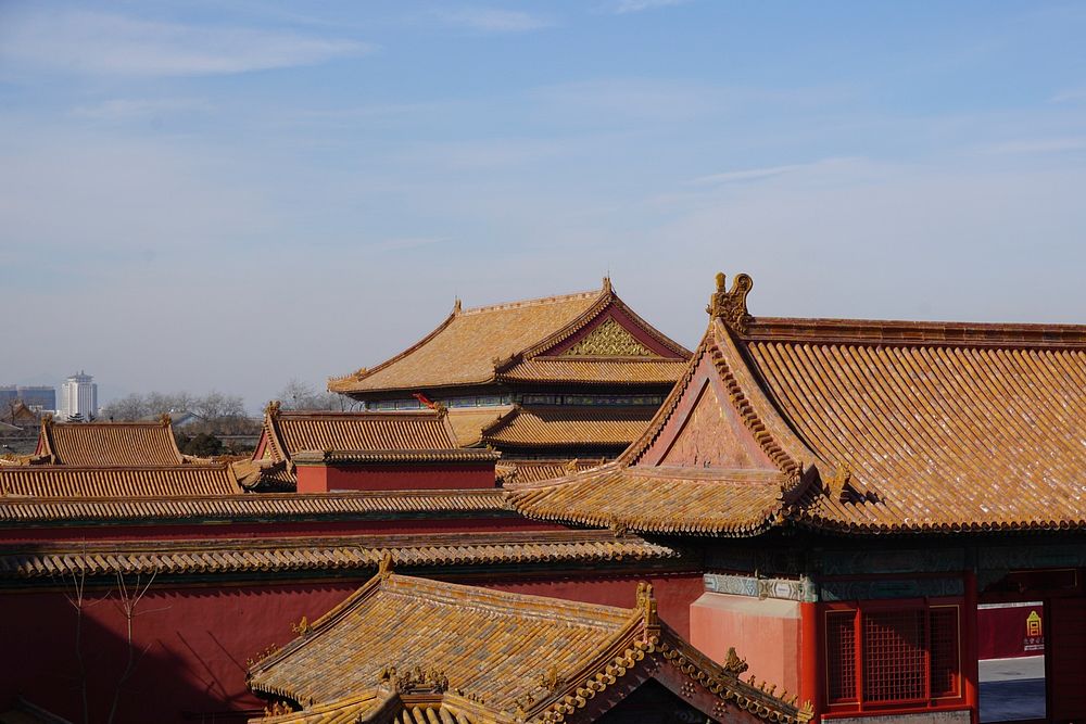 Forbidden city palace architecture. Free public domain CC0 image.