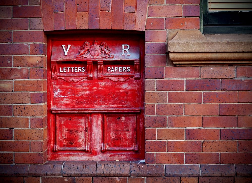 Letter & paper box. Free public domain CC0 photo.