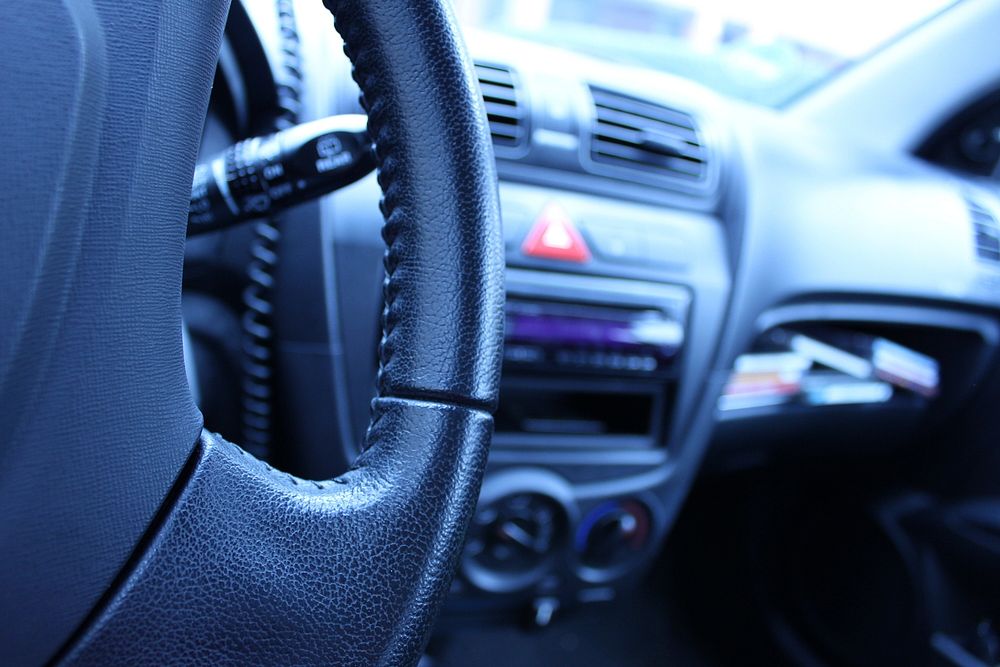 Car interior. Free public domain CC0 photo.