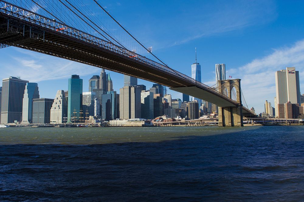 Brooklyn Bridge background. Free public domain CC0 photo.
