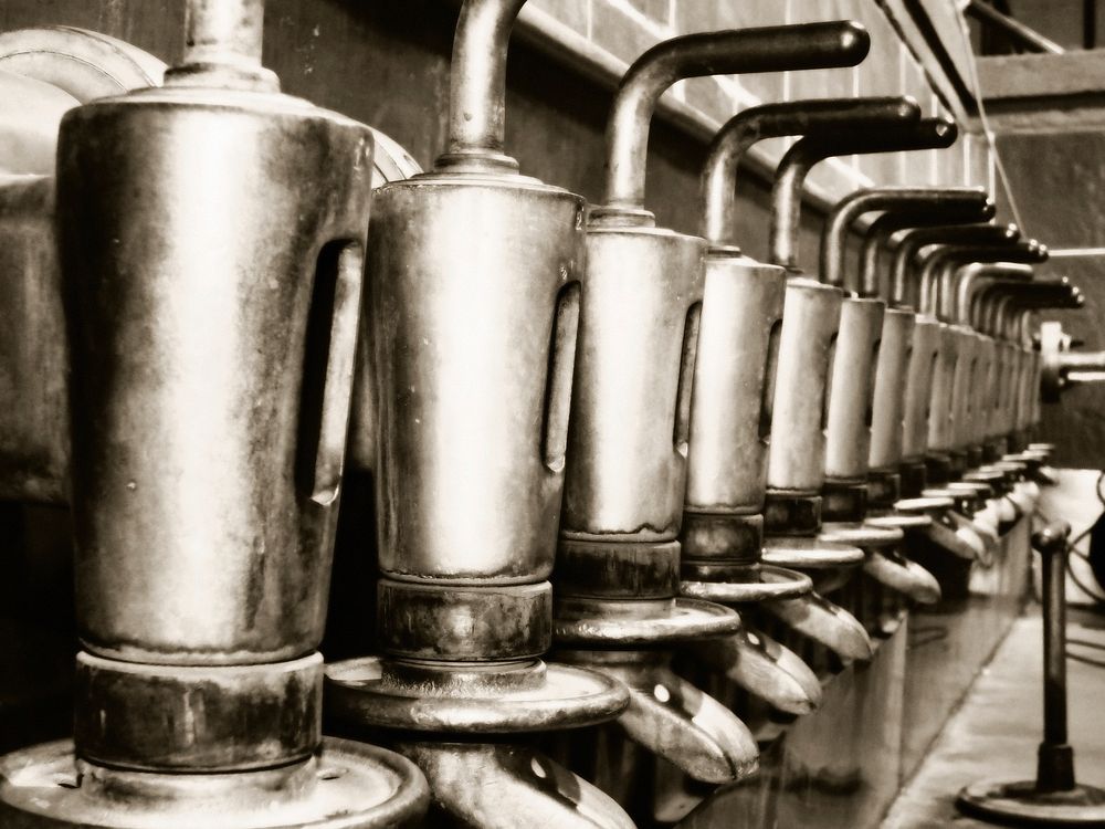 Old brewery beer production. Free public domain CC0 photo.