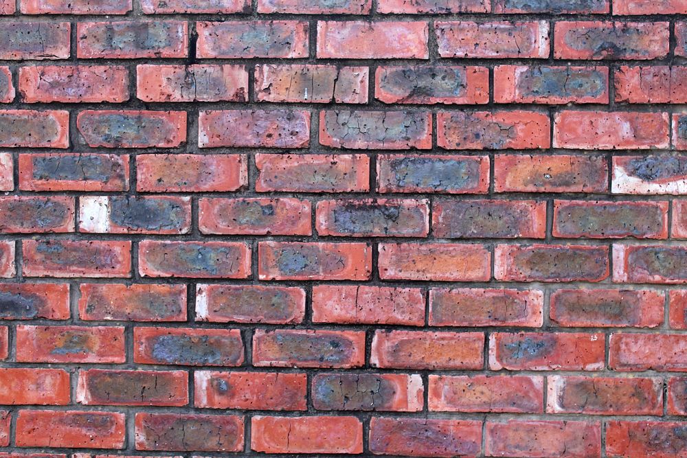 Brick wall texture. Free public domain CC0 photo.