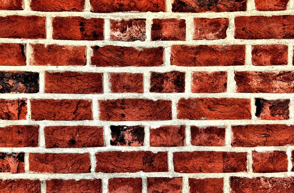 Brick wall texture. Free public domain CC0 photo.