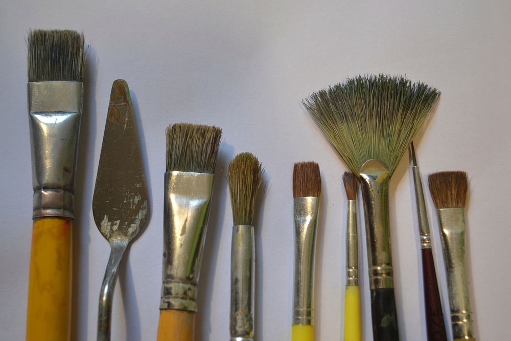 Art supplies. Free public domain CC0 image.