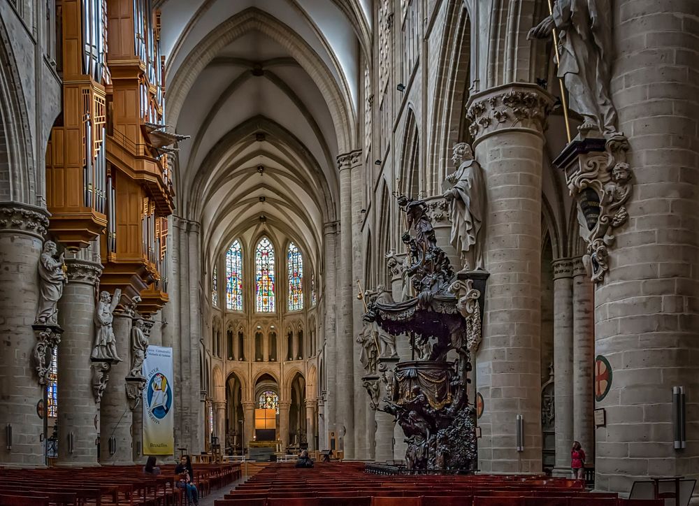 Beautiful church interior. Free public domain CC0 photo.