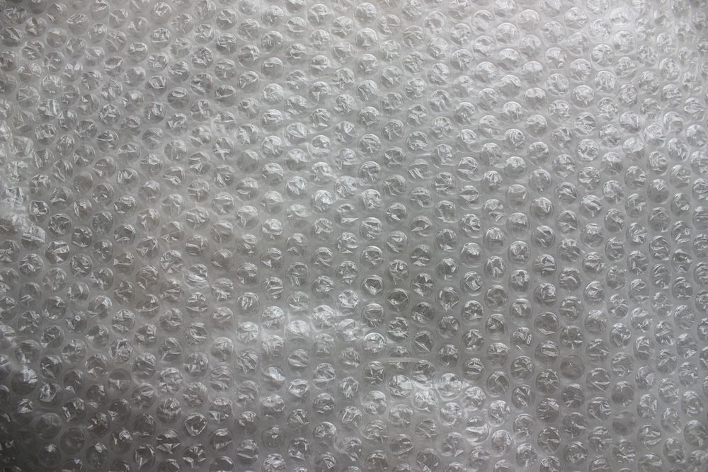 Bubble wrap plastic texture. Free public domain CC0 photo.